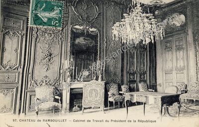 Carte postale ancienne Chateau de Rambouillet — Rambouillet (Yvelines)