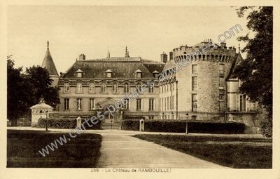 Carte postale ancienne Chateau de Rambouillet — Rambouillet (Yvelines)