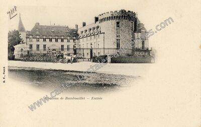 Carte postale ancienne Chateau de Rambouillet — Rambouillet (Yvelines)