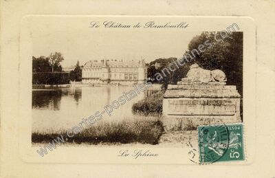 Carte postale ancienne Chateau de Rambouillet — Rambouillet (Yvelines)
