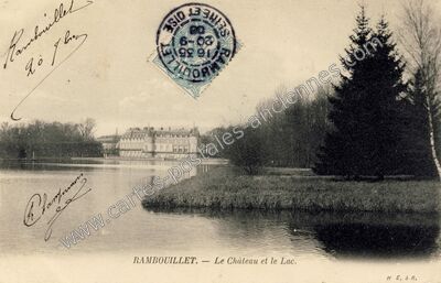 Carte postale ancienne Chateau de Rambouillet — Rambouillet (Yvelines)