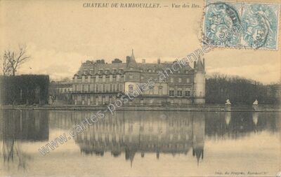 Carte postale ancienne Chateau de Rambouillet — Rambouillet (Yvelines)