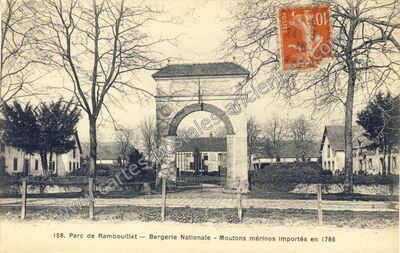 Carte postale ancienne Parc de Rambouillet — Rambouillet (Yvelines)