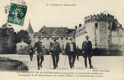 Carte postale ancienne Château de Rambouillet — Rambouillet (Yvelines)
