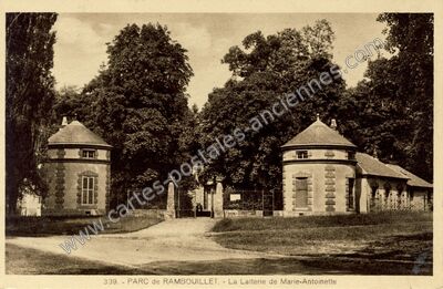 Carte postale ancienne La Laiterie de Marie-Antoinette — Rambouillet (Yvelines)