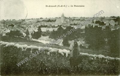 Carte postale ancienne St Arnoult — Saint-Arnoult-en-Yvelines (Yvelines)