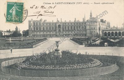 Carte postale ancienne Chateau de St Germain — Saint-Germain-en-Laye (Yvelines)