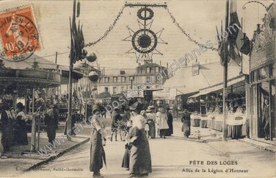 Carte postale ancienne Fete des Loges — Saint-Germain-en-Laye (Yvelines)