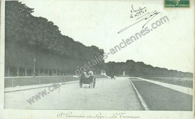 Carte postale ancienne La Terrasse — Saint-Germain-en-Laye (Yvelines)