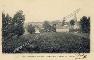 Carte postale ancienne Grignon — Thiverval-Grignon (Yvelines)