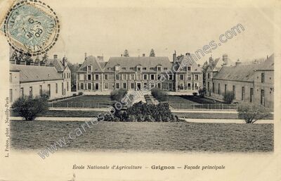 Carte postale ancienne Grignon — Thiverval-Grignon (Yvelines)