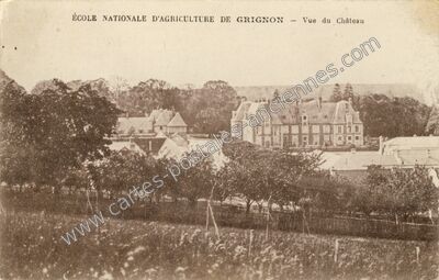 Carte postale ancienne Grignon — Thiverval-Grignon (Yvelines)