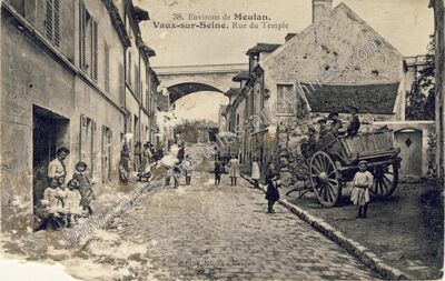 Carte postale ancienne Vaux sur Seine — Vaux-sur-Seine (Yvelines)