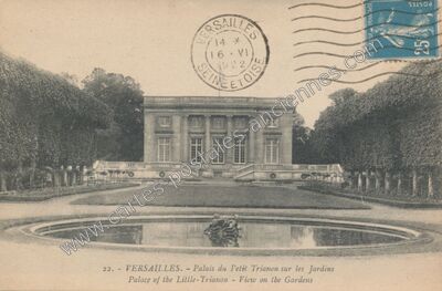 Carte postale ancienne Chateau de Versailles — Versailles (Yvelines)