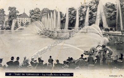 Carte postale ancienne Parc de Versailles — Versailles (Yvelines)