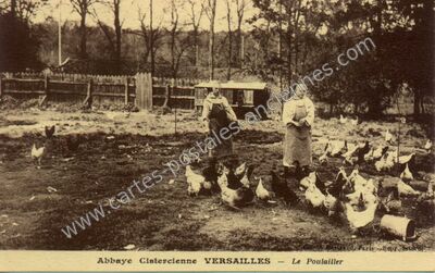 Carte postale ancienne Abbaye Cistercienne - Le Poulailler — Versailles (Yvelines)
