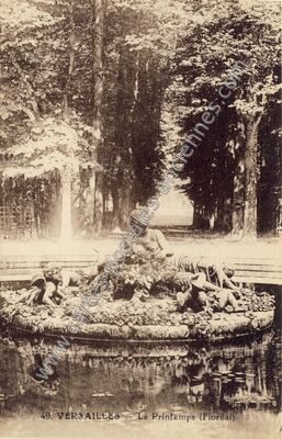 Carte postale ancienne Le Printemps (Floréal) — Versailles (Yvelines)
