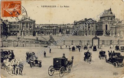 Carte postale ancienne Le Palais — Versailles (Yvelines)