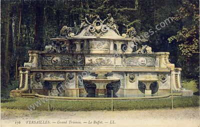 Carte postale ancienne Grand Trianon. - Le Buffet — Versailles (Yvelines)