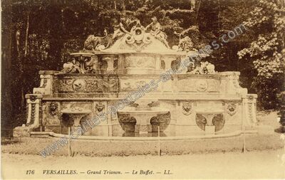 Carte postale ancienne Grand Trianon. — Le Buffet — Versailles (Yvelines)