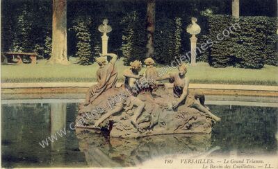 Carte postale ancienne Le Grand Trianon. Le Bassin des Cueillettes — Versailles (Yvelines)