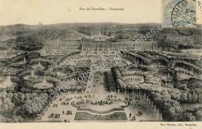 Carte postale ancienne Parc de Versailles. - Panorama — Versailles (Yvelines)