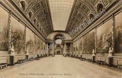 Carte postale ancienne La Galerie des Batailles — Versailles (Yvelines)
