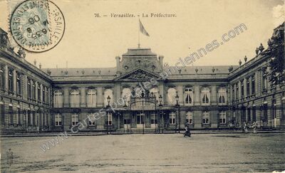 Carte postale ancienne La Préfecture — Versailles (Yvelines)