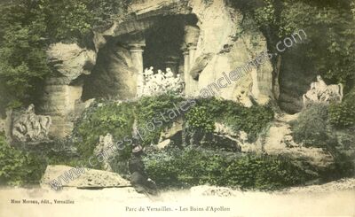 Carte postale ancienne Les Bains d'Apollon — Versailles (Yvelines)