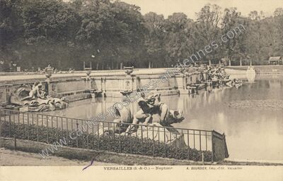 Carte postale ancienne Neptune — Versailles (Yvelines)