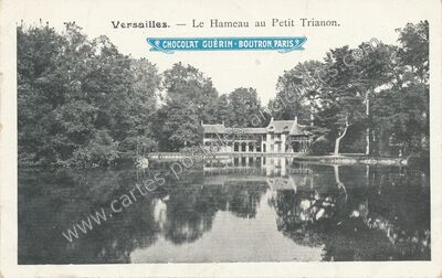 Carte postale ancienne Le Hameau au Petit Trianon — Versailles (Yvelines)