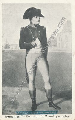 Carte postale ancienne Bonaparte Ier Consul, par Isabey — Versailles (Yvelines)
