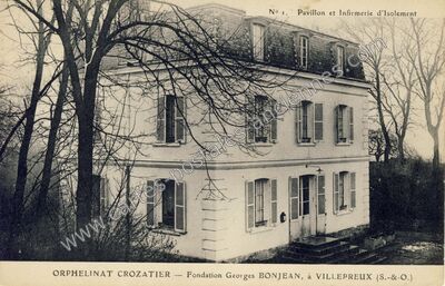 Carte postale ancienne Pavillon et Infirmerie d'Isolement — Villepreux (Yvelines)