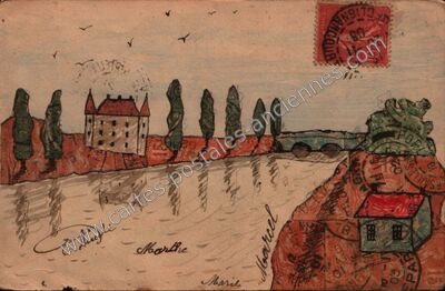 Carte postale ancienne Villepreux — Villepreux (Yvelines)