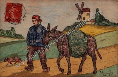 Carte postale ancienne DEUTSCHES REICH — Villepreux (Yvelines)