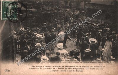 Carte postale ancienne Catastrophe de Vitry-le-François — Villepreux (Yvelines)