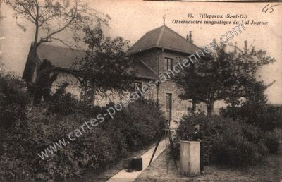 Carte postale ancienne Observatoire magnétique du Val Joyeux — Villepreux (Yvelines)