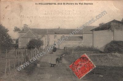 Carte postale ancienne Ferme du Val Joyeux — Villepreux (Yvelines)