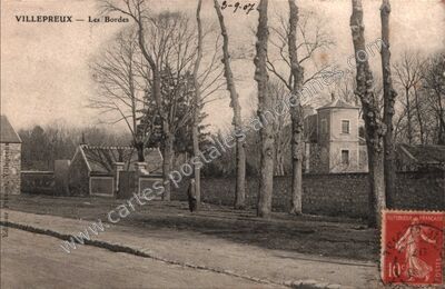 Carte postale ancienne Les Bordes — Villepreux (Yvelines)