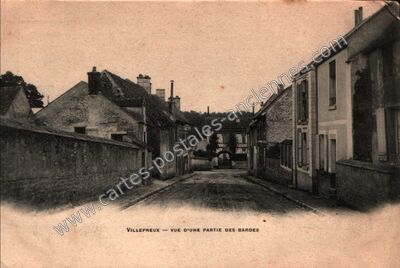 Carte postale ancienne Vue d'une partie des Bardes — Villepreux (Yvelines)