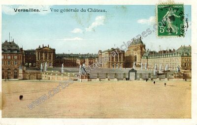 Carte postale ancienne Chateau de Versailles — Versailles (Yvelines)