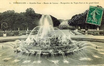 Carte postale ancienne Parc de Versailles — Versailles (Yvelines)
