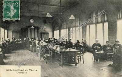 Carte postale ancienne Asile National de Ouvroir — Le Vésinet (Yvelines)