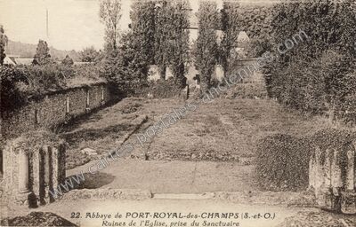 Carte postale ancienne Port Royal des Champs — Magny-les-Hameaux (Yvelines)