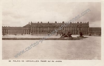 Carte postale ancienne Palais de Versailles. Façade sur les Jardins — Versailles (Yvelines)