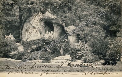 Carte postale ancienne Les Bains d'Apollon — Versailles (Yvelines)