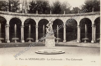 Carte postale ancienne Parc de Versailles - La Colonnade — Versailles (Yvelines)