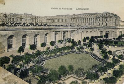Carte postale ancienne Palais de Versailles — L'Orangerie — Versailles (Yvelines)