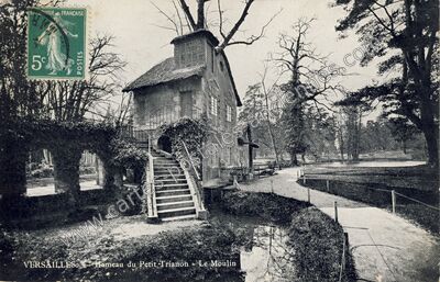 Carte postale ancienne Hameau du Petit-Trianon - Le Moulin — Versailles (Yvelines)