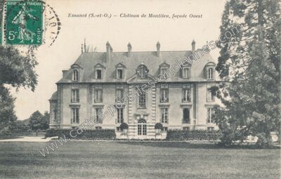 Carte postale ancienne Chateau de Montlieu — Émancé (Yvelines)